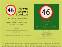 Tablet Screenshot of 46greenstreetstudios.com